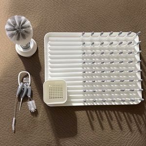 Baby Bottle Brush And Drying Rack
